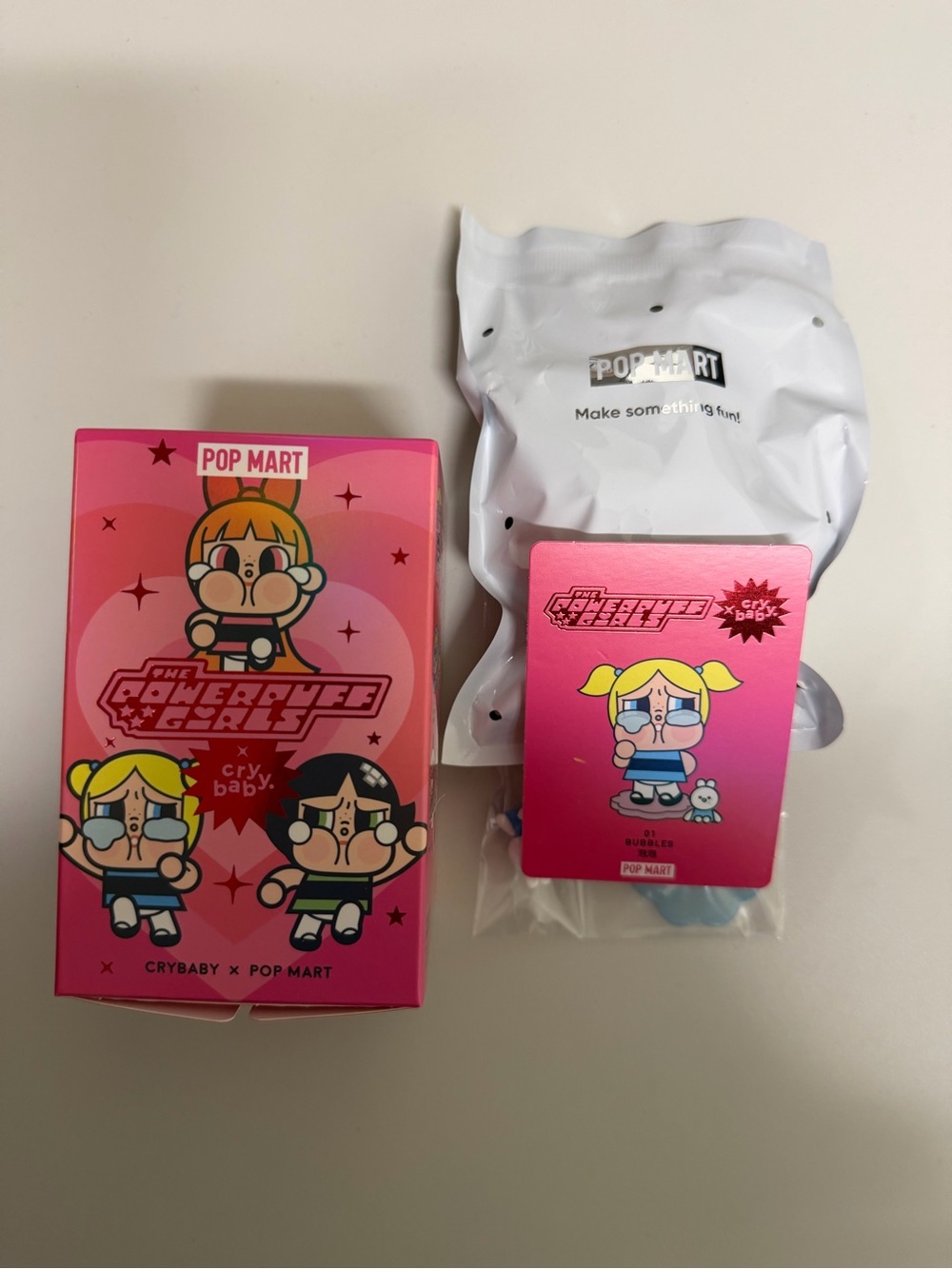 ✨Authentic✨ POP MART Crybaby x Powerpuff Girls Blind Box Figure